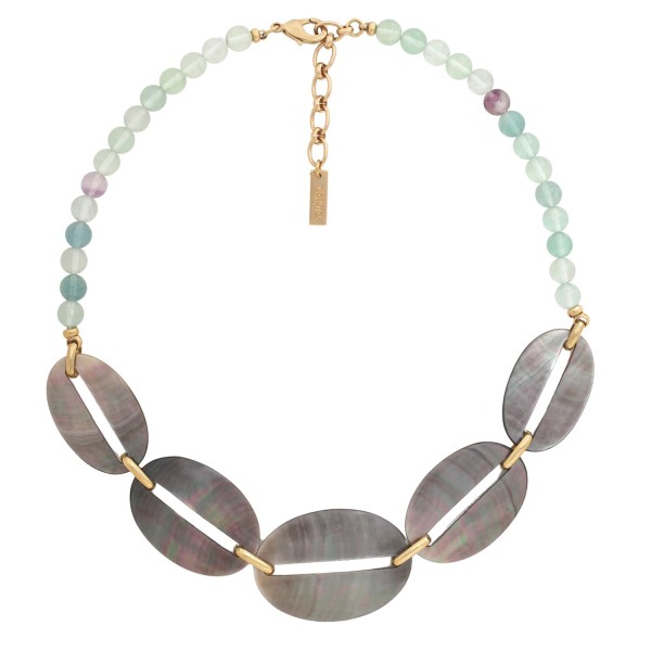 NATURE bijoux Collier Fluorite.