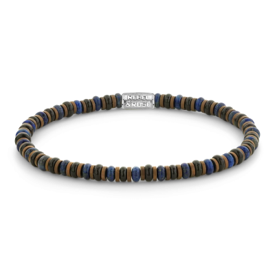 REBEL&ROSE Bracelet Extensible Slices Mixed Blue.