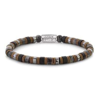 REBEL&ROSE Bracelet Extensible Mixed-Grey.