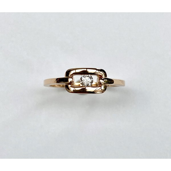 SOLITAIRE OR ROSE RECANGLE