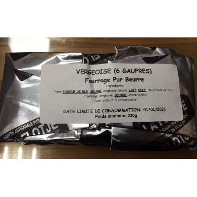 Gaufres LA FLOTJE à la Vergeoise - Pur Beurre - 220g Gaufres LA FLOTJE à la Vergeoise - Pur Beurre - 220g
