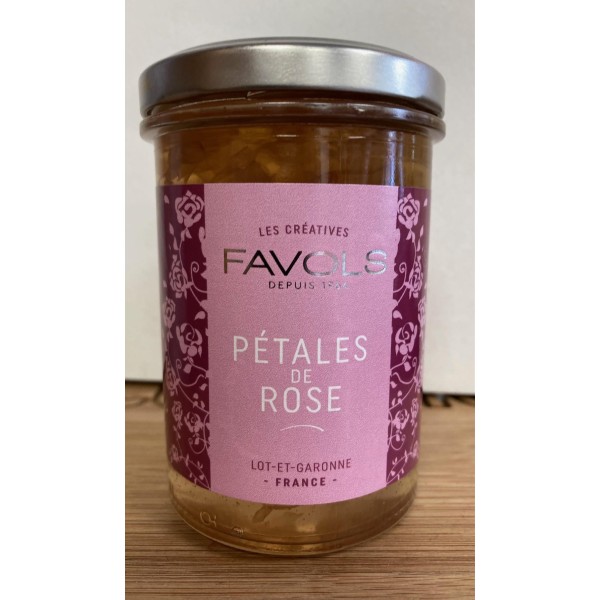 Confit de pétales de Rose - Favols - 260g