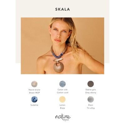 NATURE bijoux Boucles d’oreilles Clips Skala.