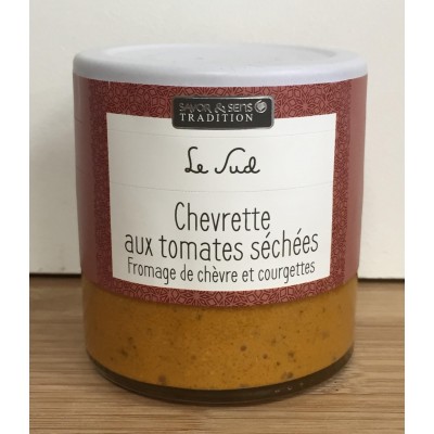 Chevrette aux tomates séchées - 100g - Savor et sens Chevrette aux tomates séchées - 100g - Savor et sens