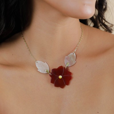 NATURE bijoux Collier Son Jardin.