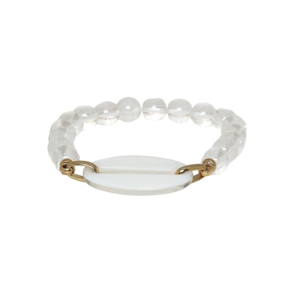 NATURE bijoux Bracelet Extensible Ellipse.