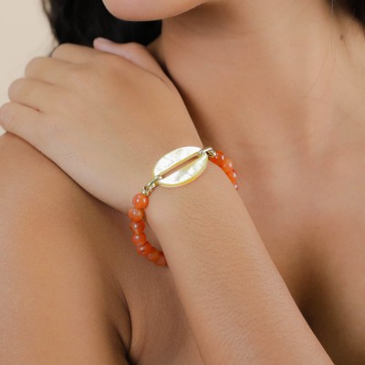 NATURE bijoux Bracelet Extensible Ellipse.
