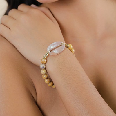 NATURE bijoux Bracelet Extensible Ellipse.
