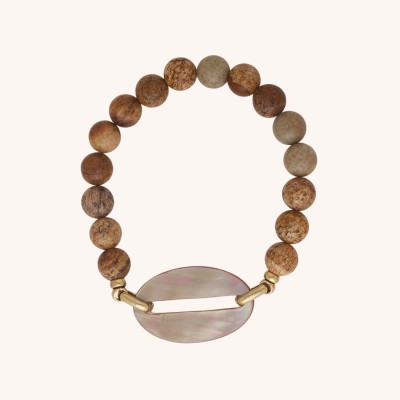 NATURE bijoux Bracelet Extensible Ellipse.