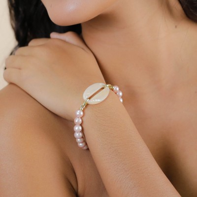 NATURE bijoux Bracelet Extensible Ellipse.