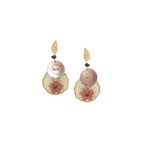 FRANCK HERVAL Boucles d’oreilles Poussoir Bridget.