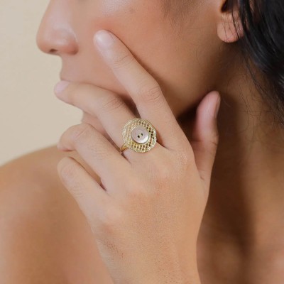 FRANCK HERVAL Bague Ajustable Bridget.