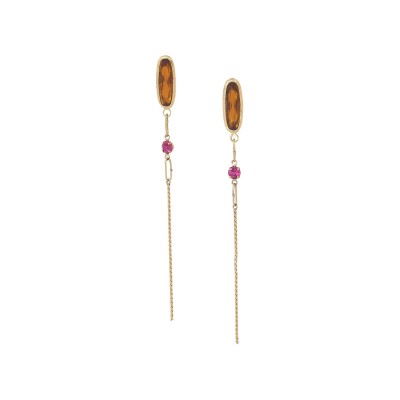 FRANCK HERVAL Boucles d’oreilles Poussoir Emy.