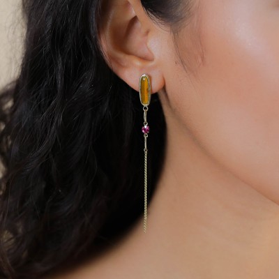 FRANCK HERVAL Boucles d’oreilles Poussoir Emy.