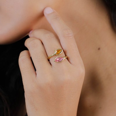 FRANCK HERVAL Bague Ajustable Emy.