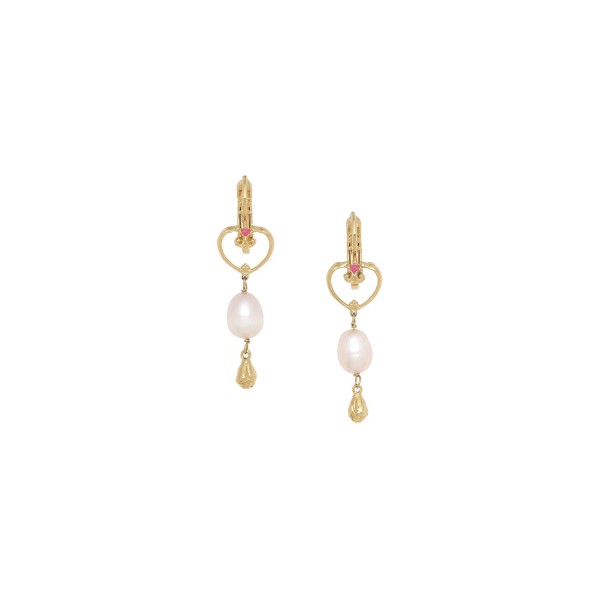 FRANCK HERVAL Boucles d’oreilles Dormeuses Jeanne.