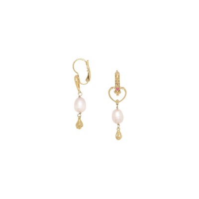 FRANCK HERVAL Boucles d’oreilles Dormeuses Jeanne.