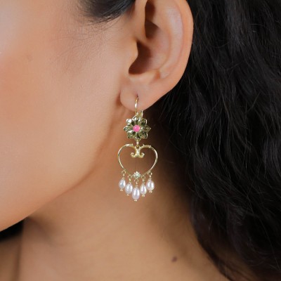 FRANCK HERVAL Boucles d’oreilles Dormeuses Jeanne.