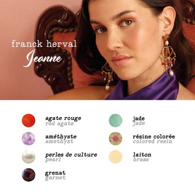 FRANCK HERVAL Bracelet Ajustable Jeanne.