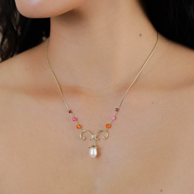 FRANCK HERVAL Collier Jeanne.