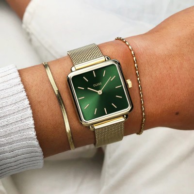Cluse Montre Femme Tétragone Mesh. Cluse Montre Femme Tétragone Mesh.