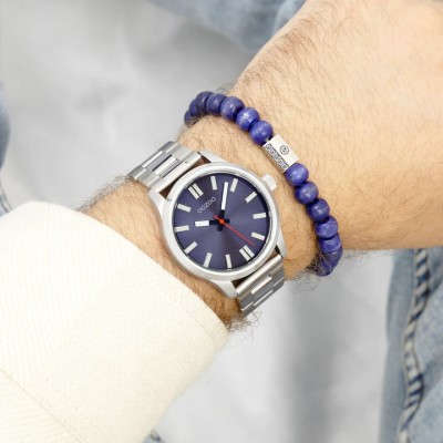 OOZOO Montre Homme Acier.