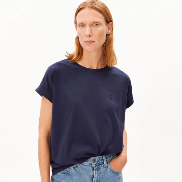 ARMEDANGELS - T shirt Idaara - Tinted Navy