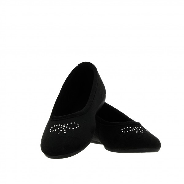 LA MAISON DE L'ESPADRILLE - CHAUSSONS BALLERINES - NOIR