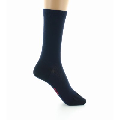 PERRIN - Chaussettes femme - Soie Naturelle - Marine PERRIN - Chaussettes femme - Soie Naturelle - Marine