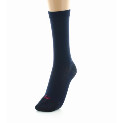 PERRIN - Chaussettes femme - Soie Naturelle - Marine PERRIN - Chaussettes femme - Soie Naturelle - Marine