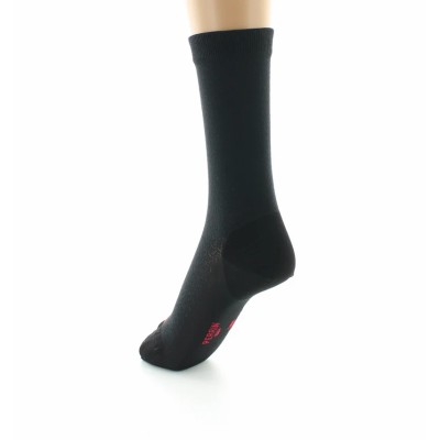 PERRIN - Chaussettes femme en maille ajourée - Soie - Noir