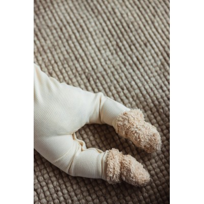 WOOLY ORGANIC - PLUSH BOOTIES - SMOKE GRAY WOOLY ORGANIC - PLUSH BOOTIES - SMOKE GRAY