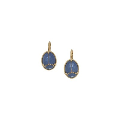 FRANCK HERVAL Boucles d’oreilles Dormeuses Palma.