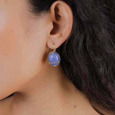 FRANCK HERVAL Boucles d’oreilles Dormeuses Palma.