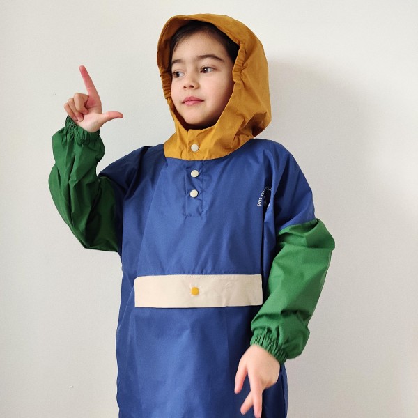 POULE PARTY - PONCHO - ASH BLUE - Enfant