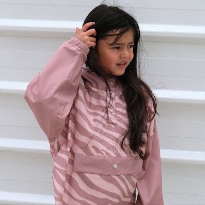POULE PARTY - Poncho Zebra - Enfant