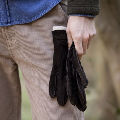 FAGUO - Gloves Leather - Gants marron foncé FAGUO - Gloves Leather - Gants marron foncé