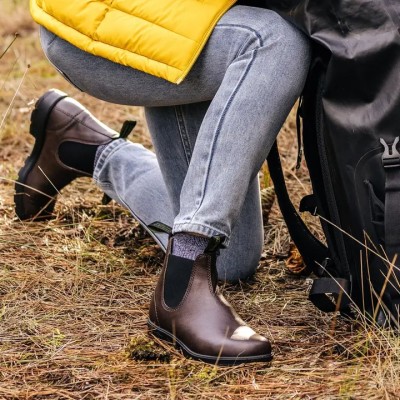 BLUNDSTONE - Boot Végane Brown
