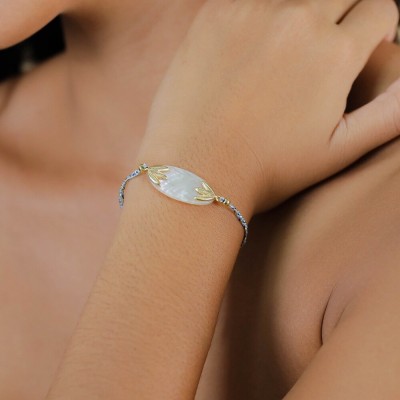 FRANCK HERVAL Bracelet Cordon Ajustable Palma.