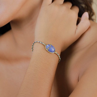 FRANCK HERVAL Bracelet Cordon Ajustable Palma.