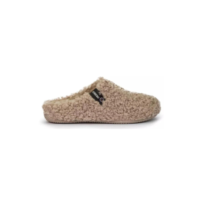 VERBENAS - Pantoufles - York Curly Camel