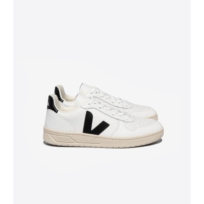 Veja - Baskets - V10 Leather White Black Veja - Baskets - V10 Leather White Black