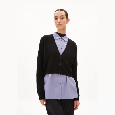 ArmedAngels – Cardigan Damiraa Reglana – Noir ArmedAngels – Cardigan Damiraa Reglana – Noir