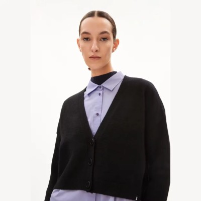 ArmedAngels – Cardigan Damiraa Reglana – Noir ArmedAngels – Cardigan Damiraa Reglana – Noir
